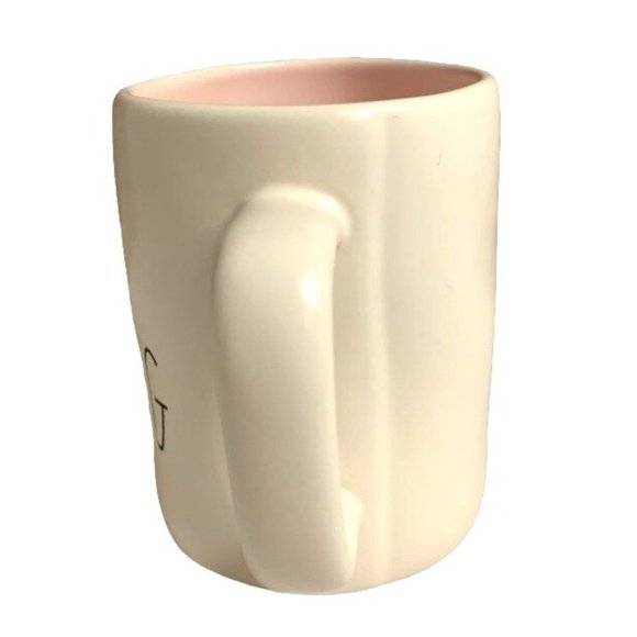 Rae Dunn Artisan Collection Egg Hunting Coffee Cup Mug Pink Country Farmhouse - Picture 2 of 4